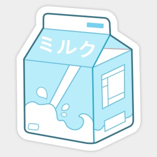 Cute Milk Sticker